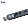 1.5U Cabinet Dedicated Socket 10 Way 16A French Standard Overload Switch Power Distribution Unit Rack PDU